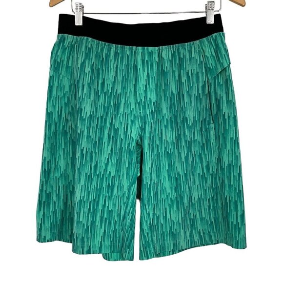 Lululemon Size M Men's Core Short Green Blue Mint Athletic Running Unlined - Picture 1 of 7